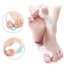 1 Pair Silicone Gel Foot Fingers Hole Bunion Toe Separator Thumb Valgus Protector