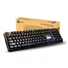 BOSSTON MK912 Wired Mechanical Keyboard RGB Key Click Colorful Backlight USB Luminous Keyboard