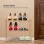 Shoe Rack 3 Tier DIY Standing Shoe Rack Bamboo Shelf Home Shoes Storage Holder
